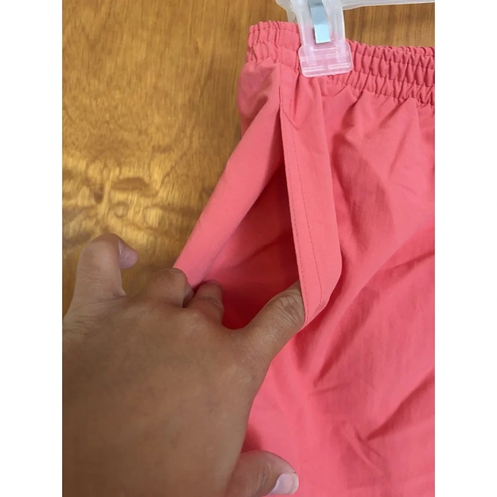 Patagonia Baggies Shorts Mens L Coral Pink Lined Swim Trunks